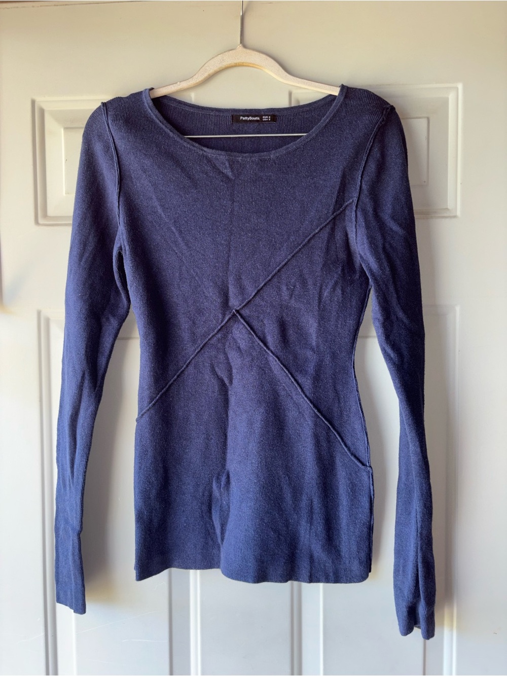Patty Boutik navy lightweight sweater size S
